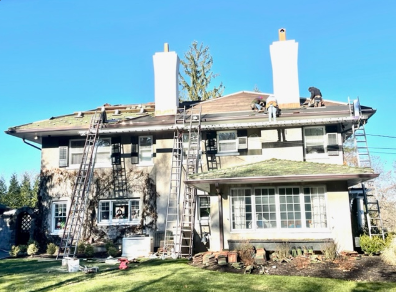 Installing a tile roof